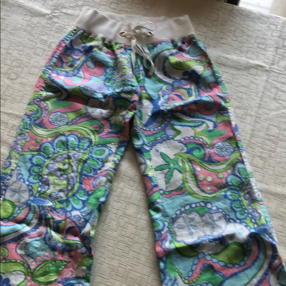 Lilly Pulitzer Linen Beach Pant